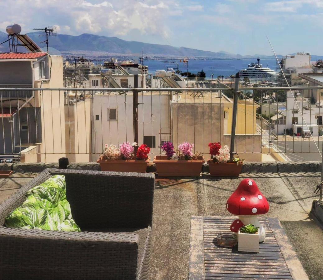 Cozy Seaview Studio - Piraeus Appartement Buitenkant foto